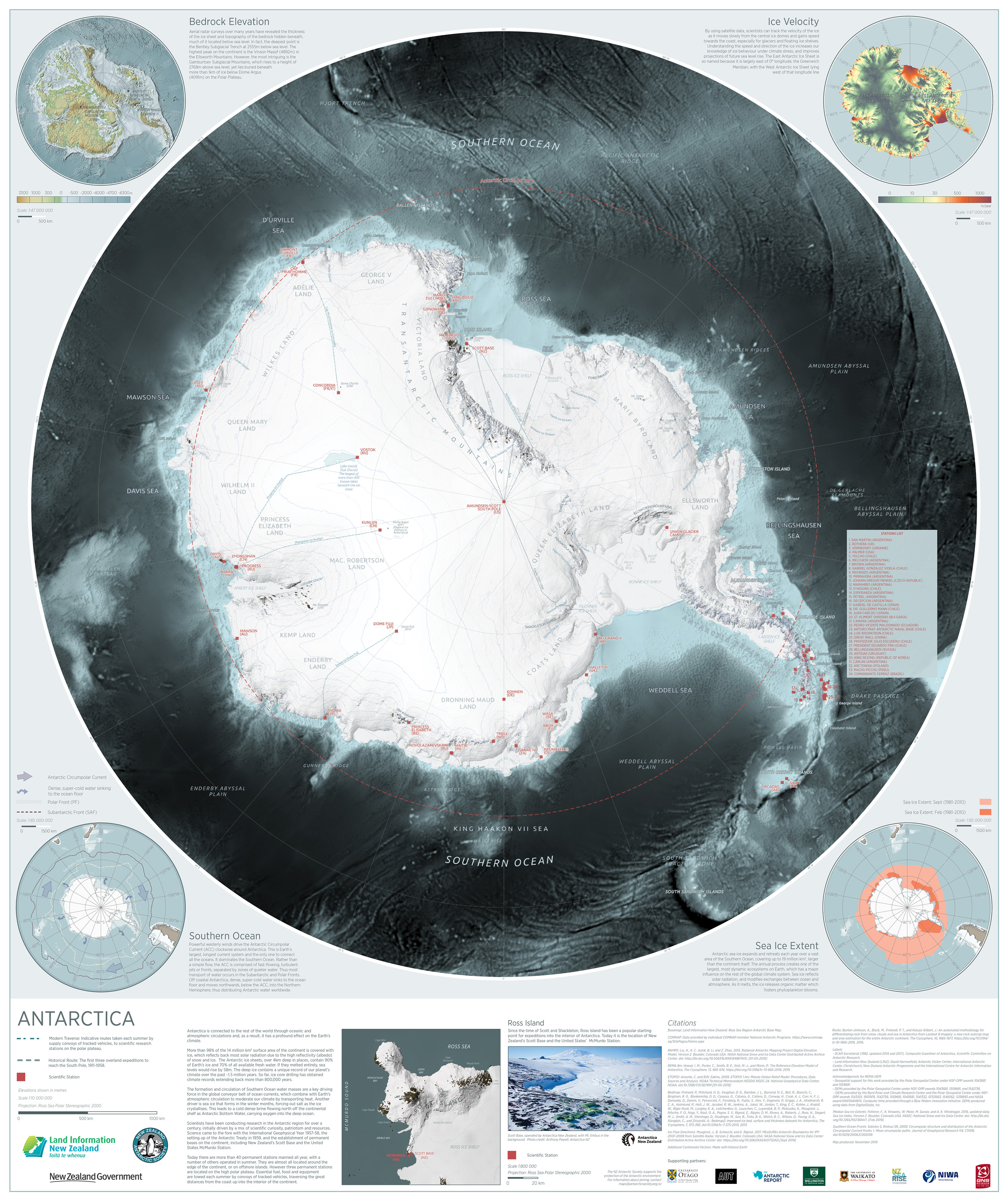 Antarctica Map