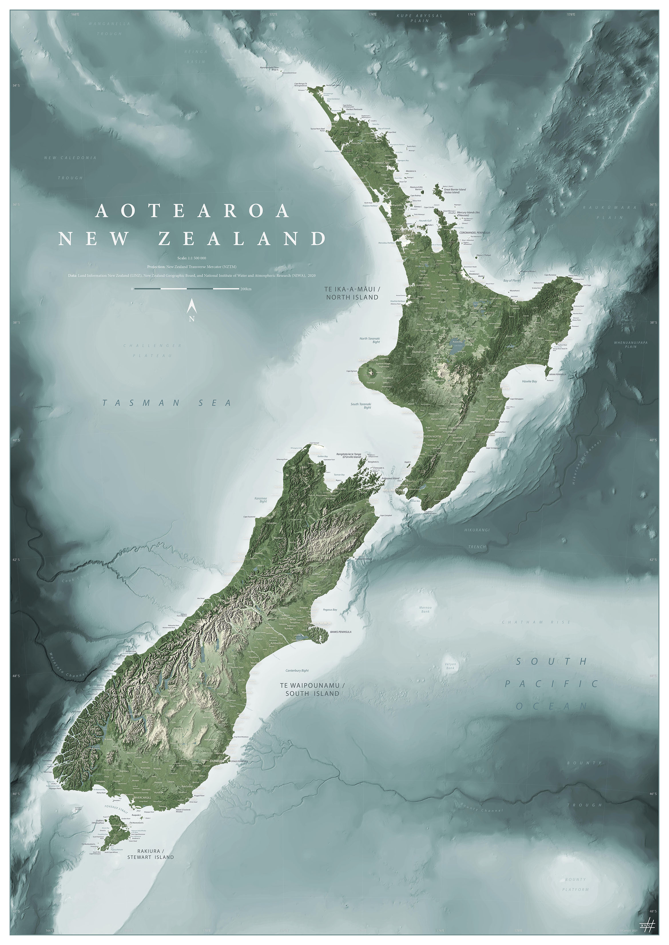 new-zealand-topograpic-map